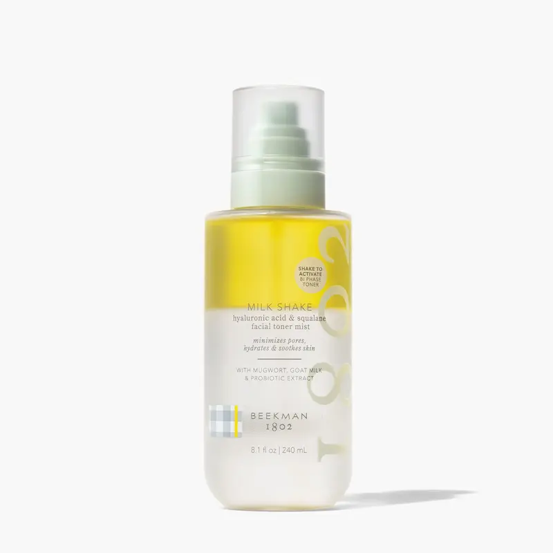 Milk Shake Hyaluronic Acid & Squalane Facial Toner Mist; Hydrates, Soothes Skin, Sensitive, Mugwort, Hydration, Skincare Mini...