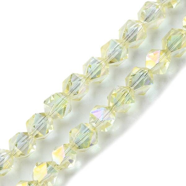 Electroplate Glass Beads Strands
