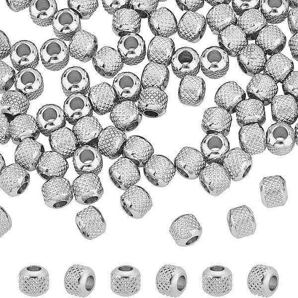 100Pcs 201 Stainless Steel Beads