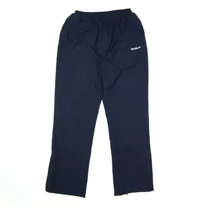 REEBOK Track Pants Blue Regular Straight Womens S W26 L30