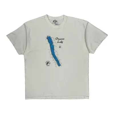 Owasco Lake Port & Company Graphic T-Shirt - XL White Cotton