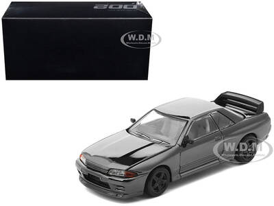 GTR R32 RHD (Right Hand Drive) Dark Chrome The Dark Chrome Series 1/64 Diecast Model Car by Pop Race