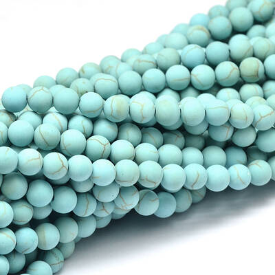 Synthetic Howlite Bead Strands