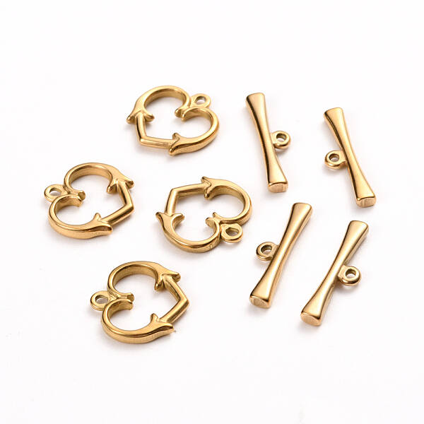 Ion Plating(IP) 304 Stainless Steel Toggle Clasps