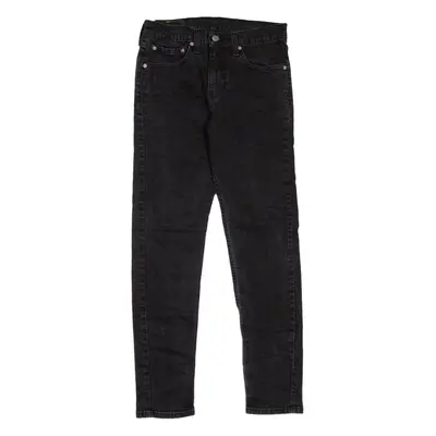 LEVI'S 512 Jeans Mens Black Slim Tapered W31 L32