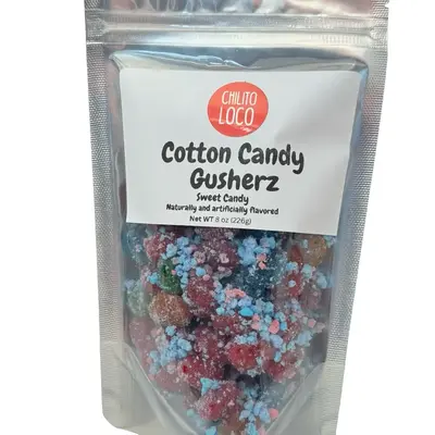 Cotton Candy Gusherz Sweet Candy with a crunch Snack Candies candy gusher