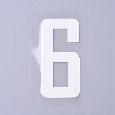 Number Iron On Transfers Applique Hot Heat Vinyl Thermal Transfers Stickers For Clothes Fabric Decoration Badge