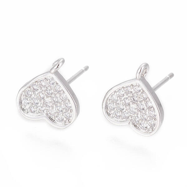 Brass Stud Earring Findings