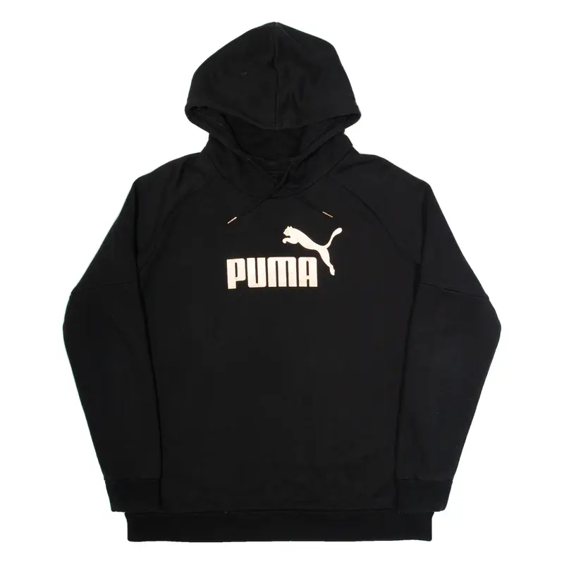 PUMA Womens Black Hoodie UK 12