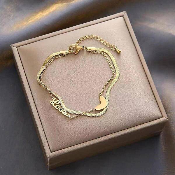 Stainless Steel Charm Anklets for Women