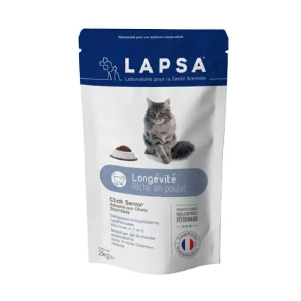 Lapsa Senior Cat Kibble Longevity 2kg