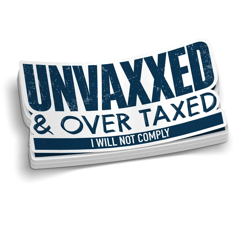 Unvaxxed - Hard Hat Decal