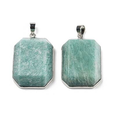 Natural Amazonite Pendants