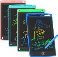 4 Pack LCD Writing Tablet for Kids, 8.5 Inch Colorful Doodle Board Drawing Tablet, Educational Learning Toys Birthday Gifts f...