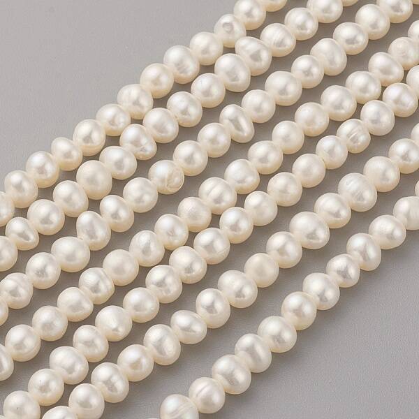 Natural Cultured Freshwater Pearl Beads Strands