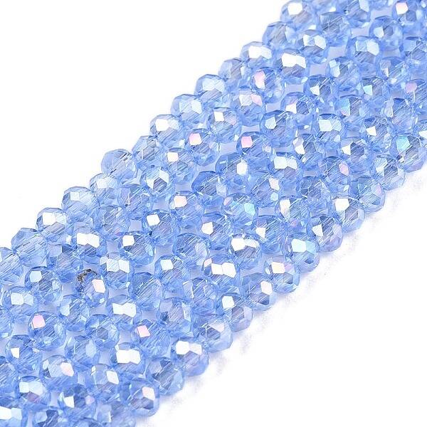 Electroplate Glass Beads Strands