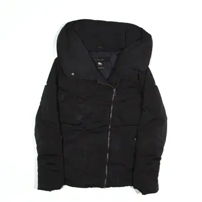 ZARA Puffer Jacket Black Womens XS