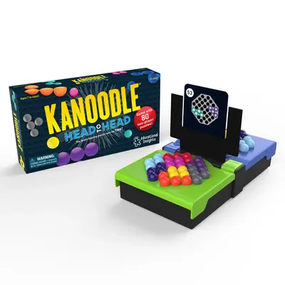 Educational Insights Kanoodle Head-to-Head Puzzle for 2 Players, Brain Teaser Game for Kids, Teens and Adults, Featuring 80 C...