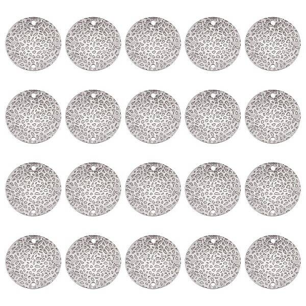 20Pcs 201 Stainless Steel Connector Charms