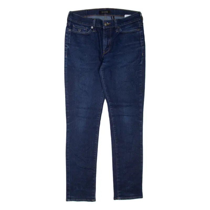 GUESS Mens Jeans Blue Regular Skinny W33 L32