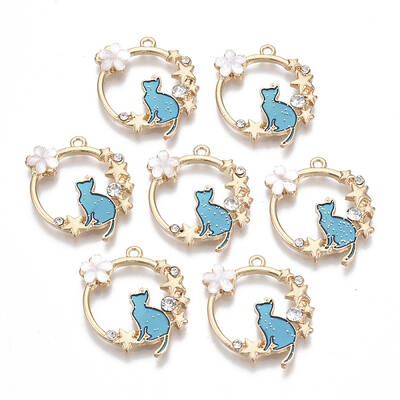 Alloy Crystal Rhinestone Pendants