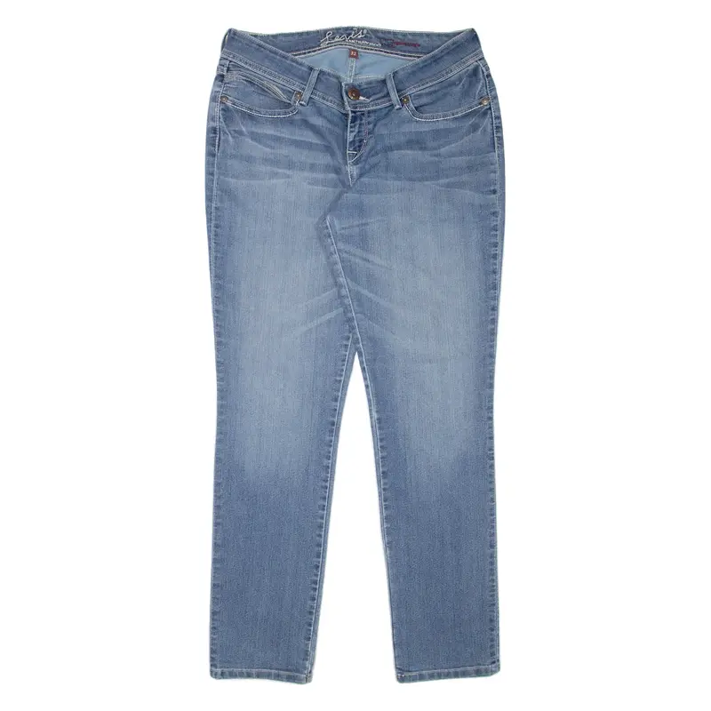 LEVI'S Bold Curve Womens Jeans Blue Regular Mom Stone Wash W32 L32