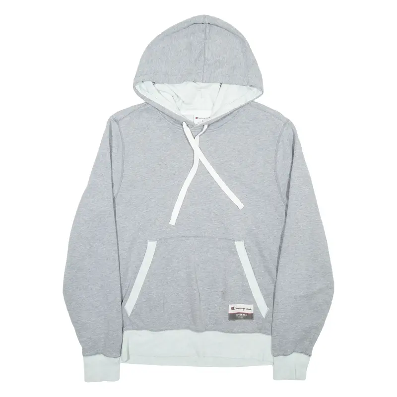 CHAMPION Mens Grey Hoodie S