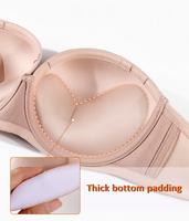 440 DotVol Women's Multiway Push Up Bra Convertible Underwire Strapless Bra Thick Padded Everyday Bra