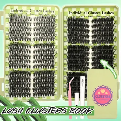 Lashes Lash Clusters Eyelashes Lash Clusters Extensions Kit Eyelash Extension Kit Eye Lashes, Lash Extension Kit Lashes Clust...