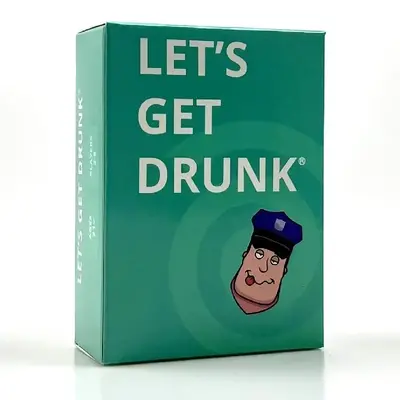 Let's Get Drunk Card Game, 1 Count Hilarious Drinking Game Card, Perfect for Parties and Social Gatherings, Party Game Suppli...