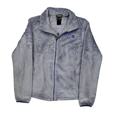 The North Face Fleece Jacket - Small Grey Polyester