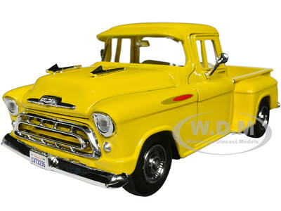 1957 Chevrolet 3100 Stepside Pickup Truck Yellow \