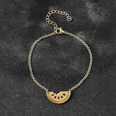 Funny 201 Stainless Steel  Watermelon Link Bracelets