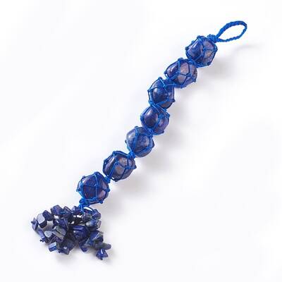 Natural Lapis Lazuli Car Hanging Decorations