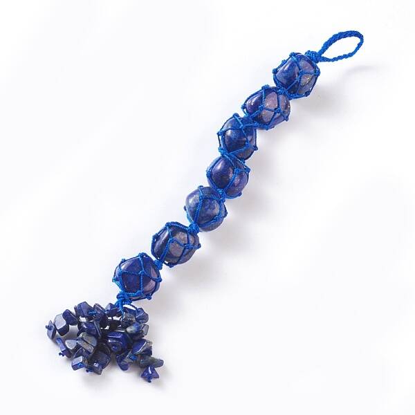 Natural Lapis Lazuli Car Hanging Decorations