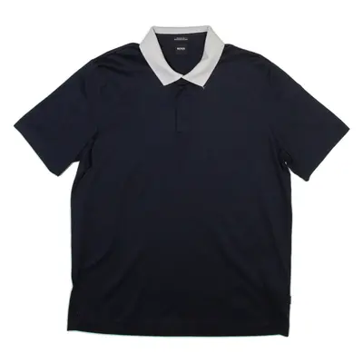 HUGO BOSS Mens Polo Shirt Blue XL