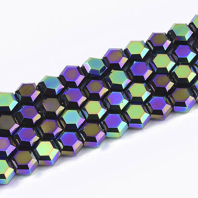Electroplate Glass Beads Strands