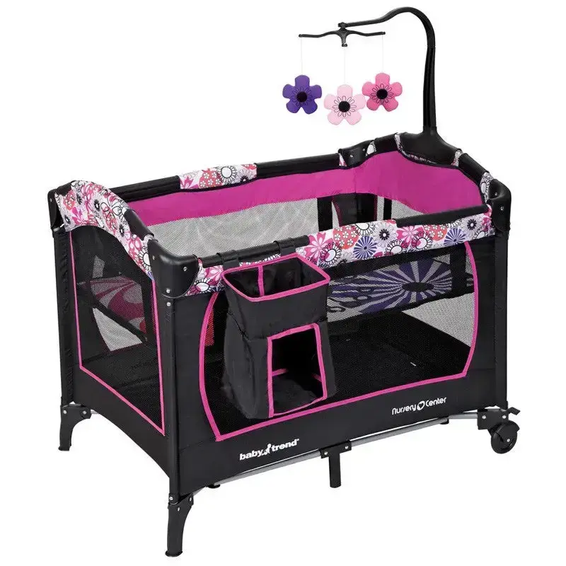 Baby Trend® Portable Nursery Center® Playard w/ Removable Full Bassinet & Tote Bag