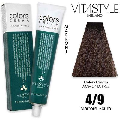Vitastyle Ammonia-free cream hair dye 100 ml 4.9
