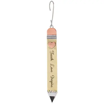 Teacher Appreciation Ornament - Apple