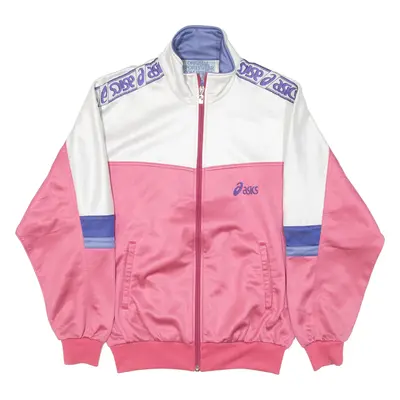 ASICS Womens Track Jacket Pink L