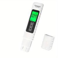 4 in 1 Digital Water Quality Tester, 2025 New Accurate TDS Meter, Portable EC Meter for Aquarium, Reliable Temperature Meter ...