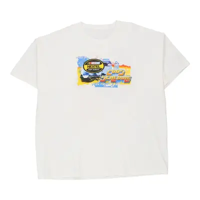 2005 Cup Series Nascar Nascar T-Shirt - 3XL White Cotton