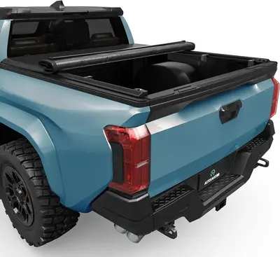 Soft Roll-Up Tonneau Truck Bed Cover for 2024 Toyota Tacoma (Excl. Trail Edition) 5ft Bed
