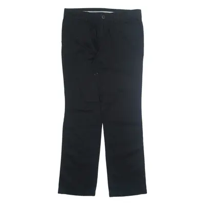 NIKE Chino Womens Trousers Black Regular Straight W30 L30