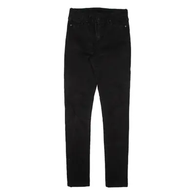 LEVI'S Mens Trousers Black Slim Skinny W28 L32