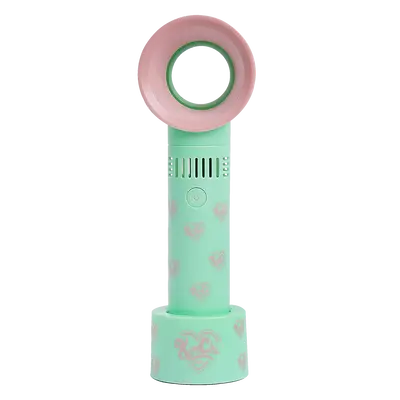 KimChi Chic Beauty Handheld and Rechargeable Electric Multi Use Makeup Fan Compact Usb Adjustable Plug Protection