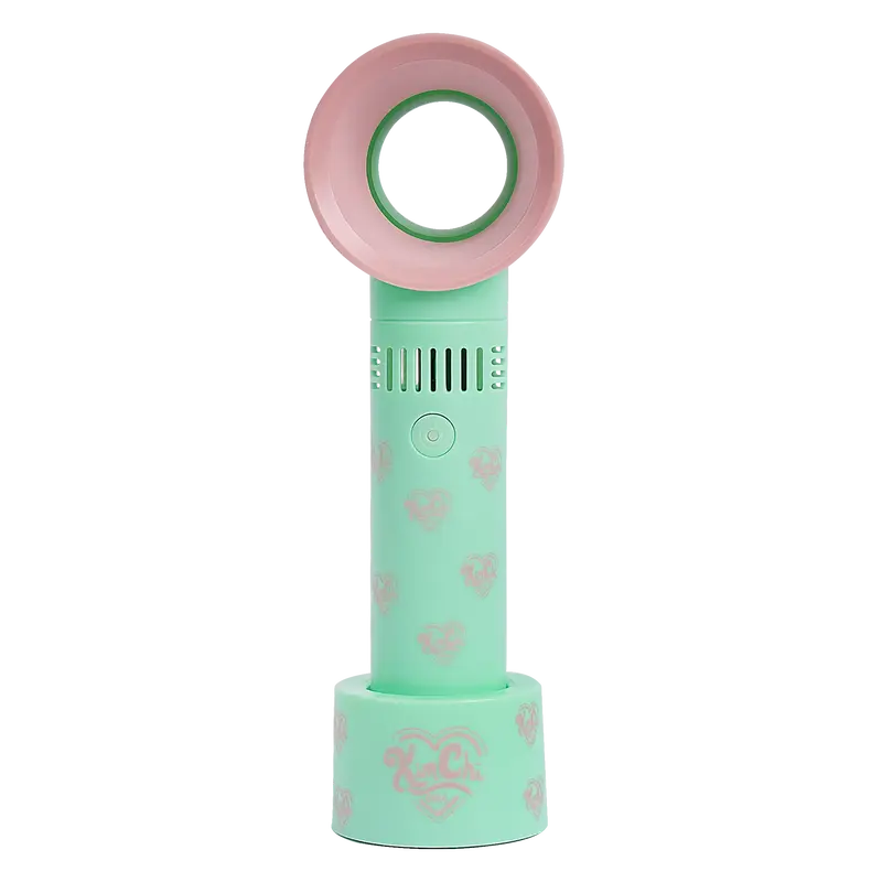 KimChi Chic Beauty Handheld and Rechargeable Electric Multi Use Makeup Fan Compact Usb Adjustable Plug Protection