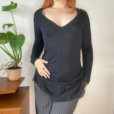 Intimissimi Top - Medium Black Viscose