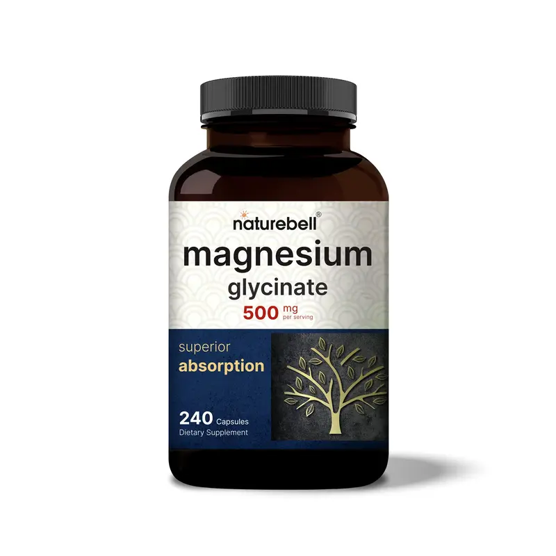Magnesium Glycinate 500mg, 240 Capsules
